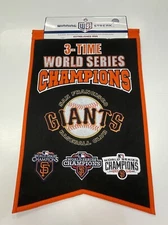 San Francisco Giants World Series Champions Winning Streak Embroidered Banner