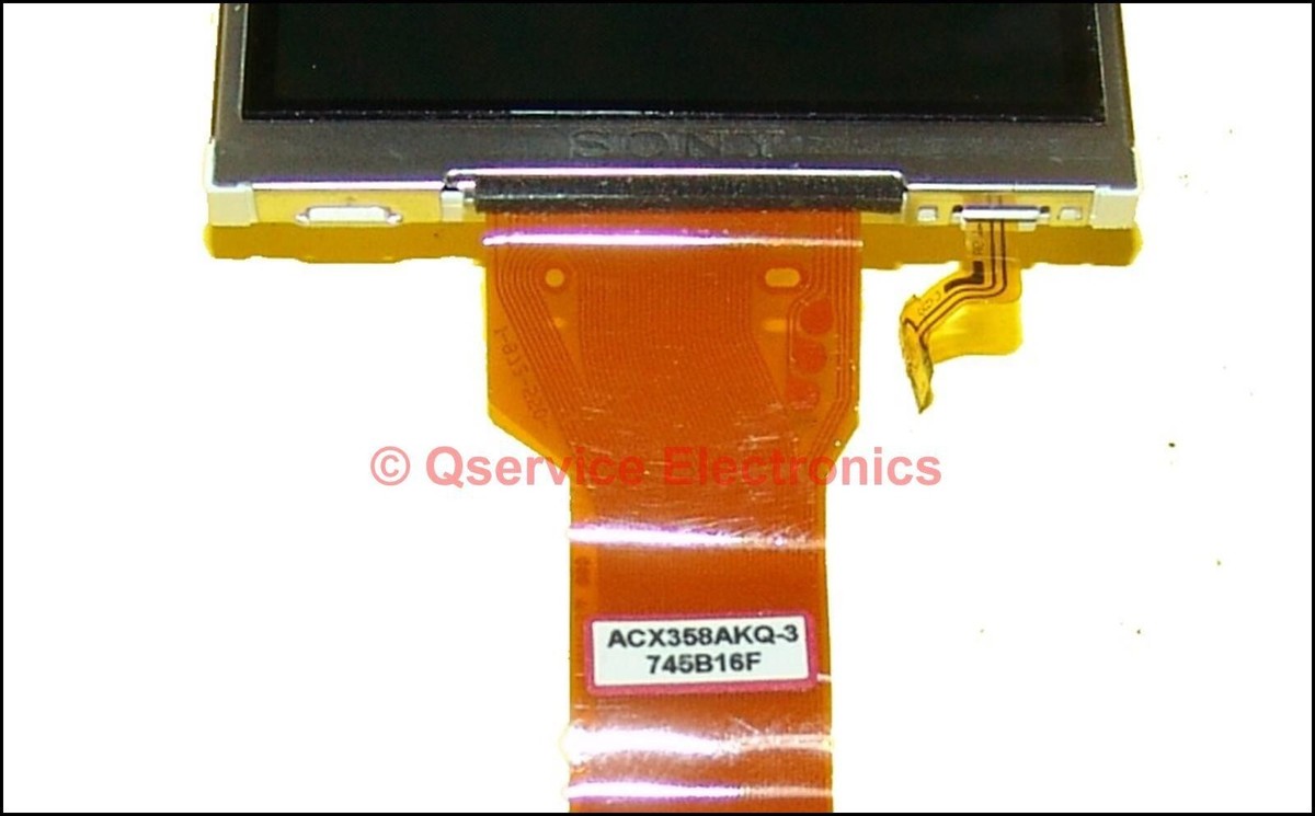 Sony DSC-W55 DSC-H3 Genuine OEM LCD Assy ACX358AKQ-3 Part # 8-753