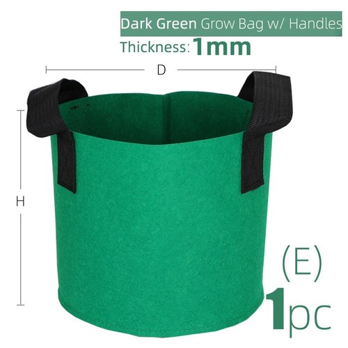 15 Colors Flower Plant Garden Handle Bags Colorful Fabric Round Planting Pots - Picture 6 of 22