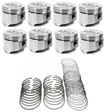 Silvolite Flat Top 4vr Pistons8cast Rings For 1959-1966 Pontiac 389 .030 Bore Silvolite Flat Top 4vr Pistons8cast Rings For 1959-1966 Pontiac 389 .030 Bore