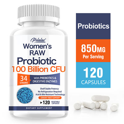 Women s Raw Probiotic 100 Billion CFU - with Prebiotics - Urogenital Health