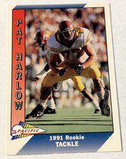 1991 Pacific Trading Cards #343 Pat Harlow 1991 Rookie Card RC USC. rookie card picture