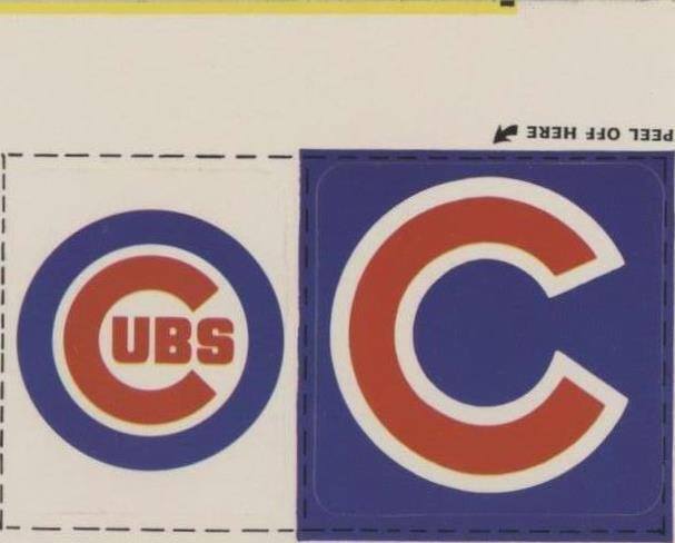 1982 Fleer - Team Stickers Inserts Chicago Cubs #CHCE for sale online ...