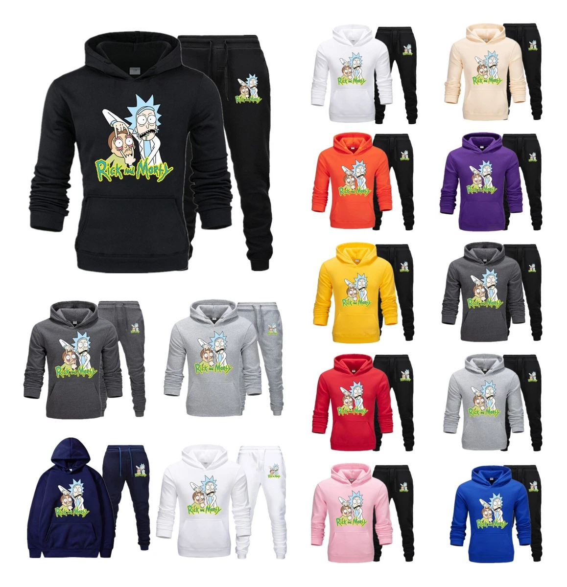 Rick and morty jogger set sales