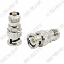 10x BNC Male Plug to TNC Jack Female Straight Adapter BNC to TNC M/F Connector