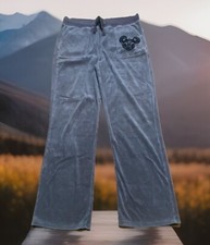 Walt Disney World Resort Mickey Mouse Straight Gray Sweatpants Women's Small