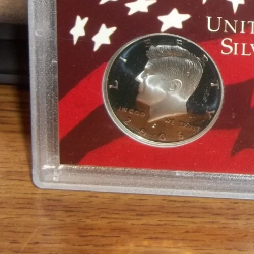 2005 S Silver Proof Kennedy Half Dollar From Proof Set