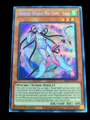 Virtual World Mai-Hime - Lulu 1st Edition Secret Rare MP21-EN173 Yu-Gi-Oh! NM