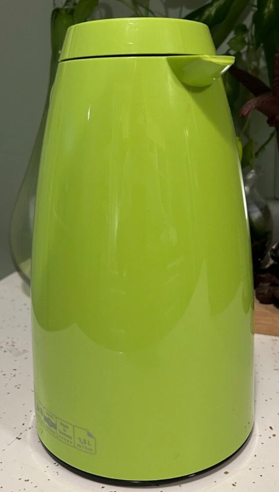 EMSA Carafe Coffee Jug 1.5/ml W/High Quality Glass Liner Green Made in Germany - Image 2 of 4