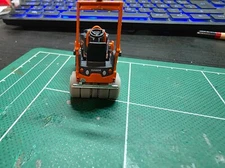 Kit conversione ruota in gomma per Hamm HD 12 in scala 1/50