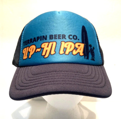 New Terrapin Beer Co Up-Hi IPA Teal-Blue & Black Snapback Baseball Cap w/Mesh