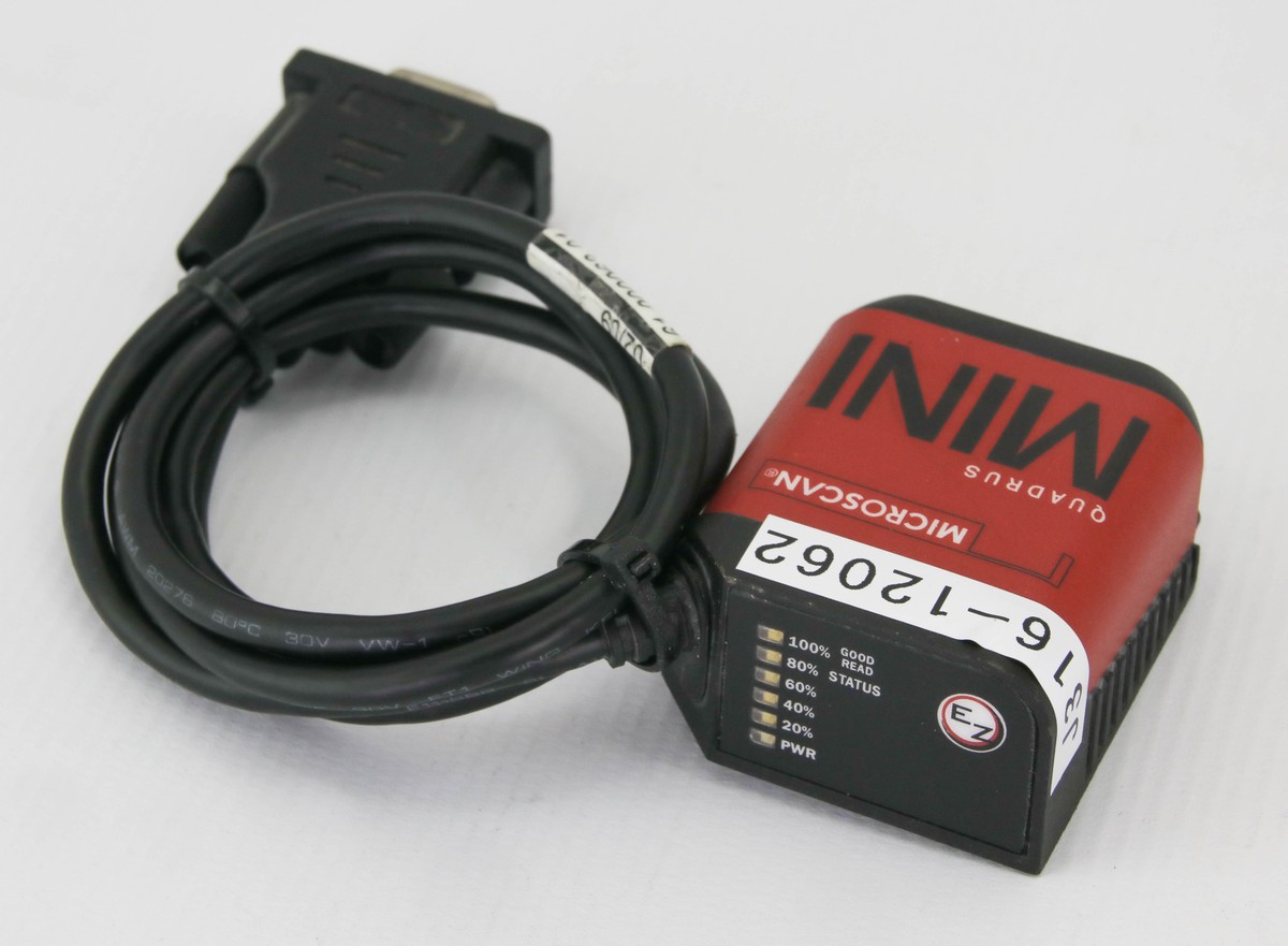 12062 MICROSCAN QUADRUS MINI FIXED BARCODE SCANNER FIS-6300-0140G