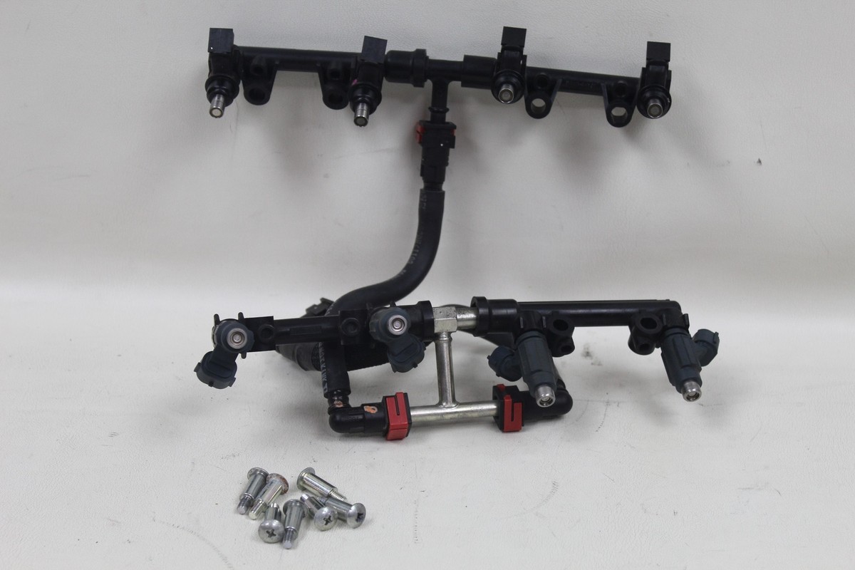 6点セット Kawasaki ZX6R ZX 6R Ninja 09-12 OEM Fuel Gas Injectors