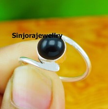 Black Onyx gemstone 925 sterling silver handmade Gift Ring US size 5 to 10