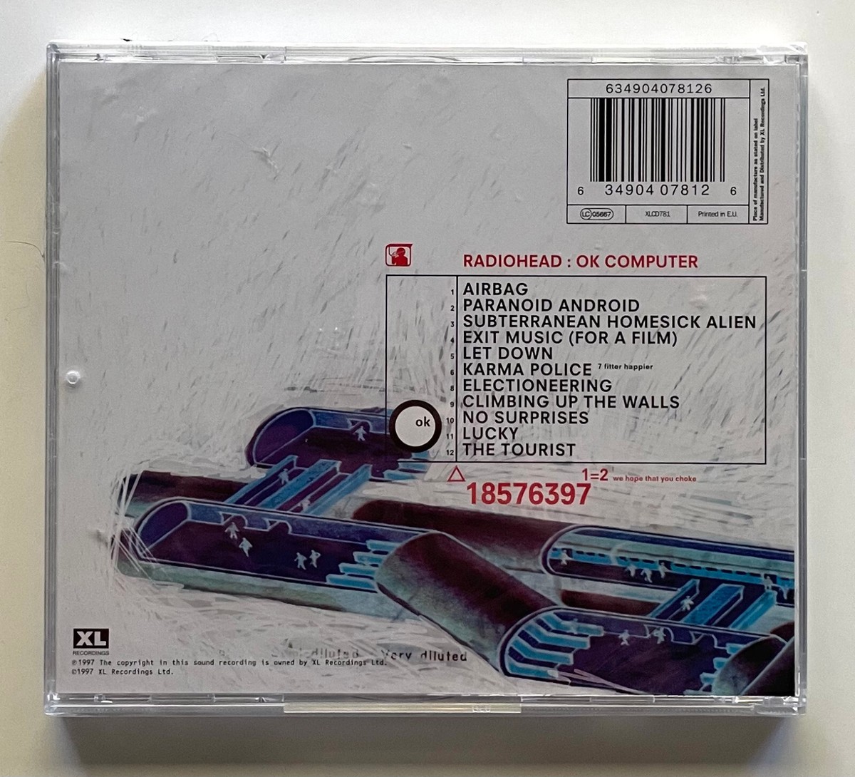 FACTORY SEALED!! RADIOHEAD Album OK COMPUTER Compact Disc