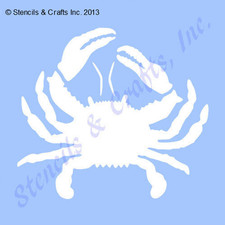 4 1/2" CRAB STENCIL TEMPLATE NAUTICAL COASTAL SEA CRAFT PAINT MARINE ART NEW