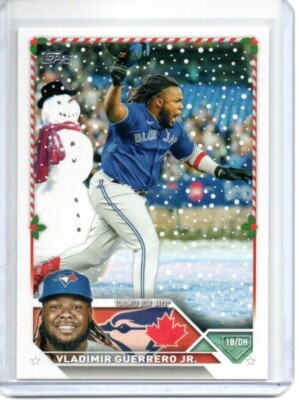 2023 Topps Holiday Vladimir Guerrero Jr SSP Snowman Code 516 Super