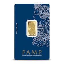 5 Gram PAMP Suisse Fortuna Veriscan Gold Bar (New w/ Assay) 4049.11 per troy oz
