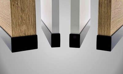 Wangenschuh schwarz in Kunststoff für 16mm / 19mm / 25mm / 50mm Stollen