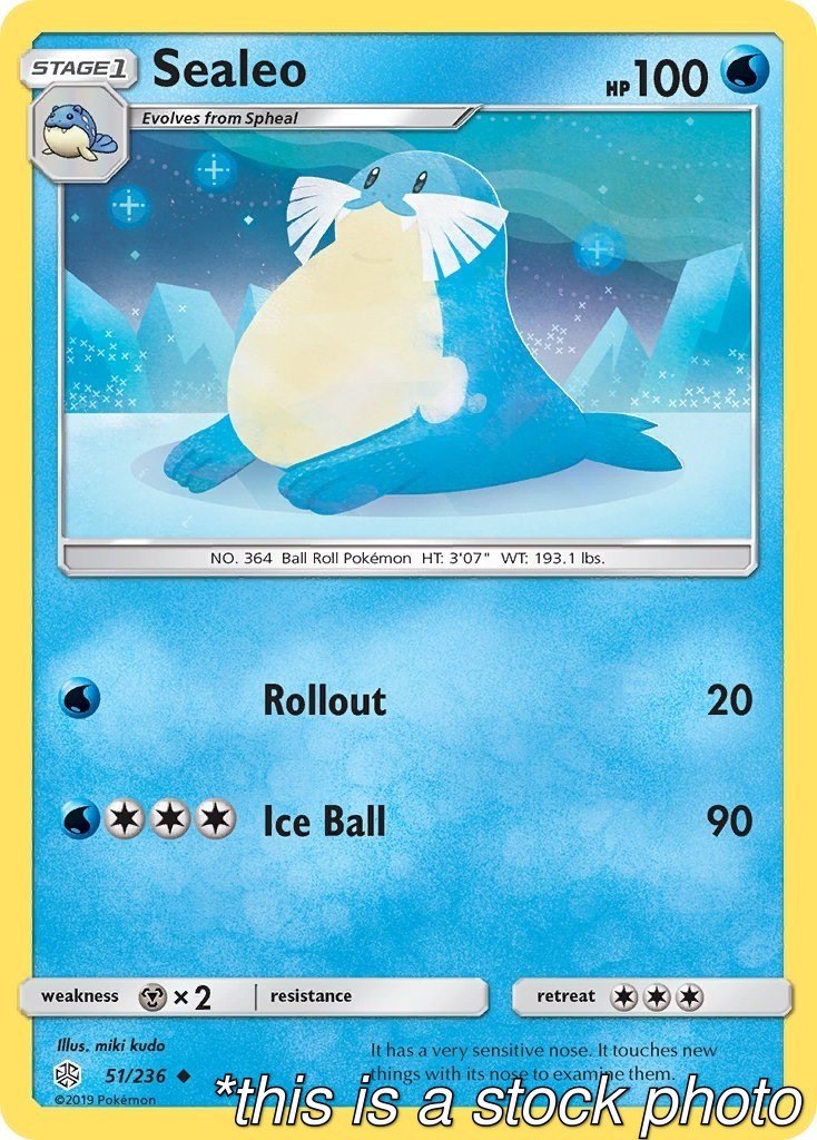 Sealeo - 51/236 - SM - Cosmic Eclipse - NM