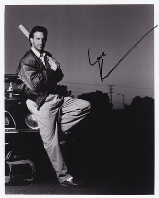 Kevin Costner Original Autograph On Large Photo