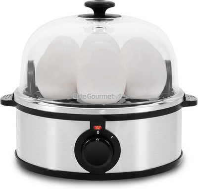 EGC648 Easy Electric Poacher, Omelet Eggs & Soft, Medium, Hard-Boiled Egg Boiler
