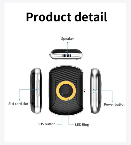 Localizzatore GPS personale 4G Wifi FA29 - Foto 4 di 10