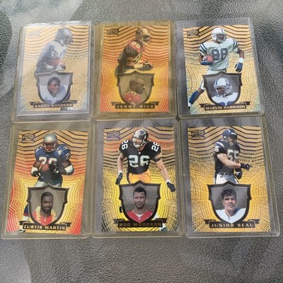 NFL GOLD 1997 PACIFIC INVINCIBLE  6 Assorted Cards All HOFers LOOK DESCRIP/PICS 