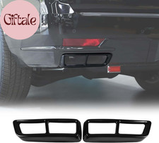 Exhaust Tip Cover Compatible with Cadillac Escalade 2021-2024, 2PCS Stainless St