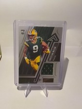 2022 Panini Playbook - Next Up Christian Watson #NU-19 Jersey (MEM, RC)