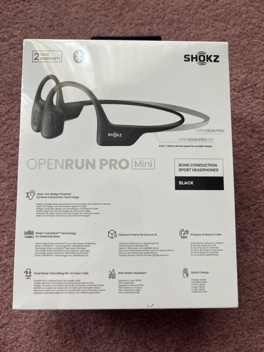 SHOKZ OpenRun Pro Bluetooth Headphones - Black for sale
