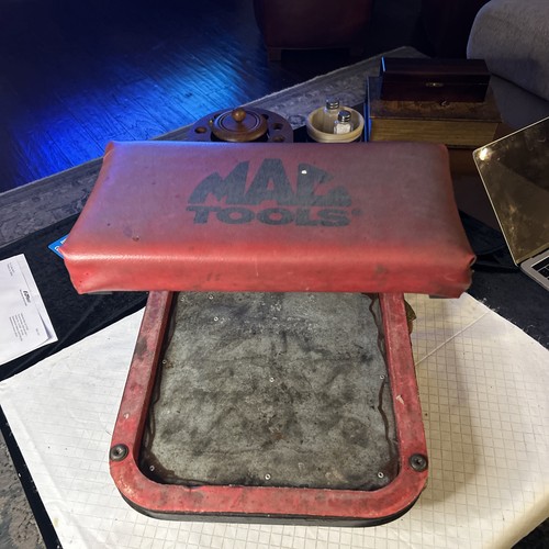 Vintage Mac Tools AUTOMOTIVE ROLLER SEAT MECHANIC CREEPER STOOL Metal Passes
