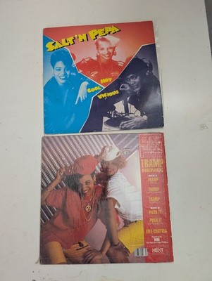 SALT 'N PEPA HOT COOL VICIOUS LP RARE 1987 And TRAMP Remix RED 12'' Vinyl