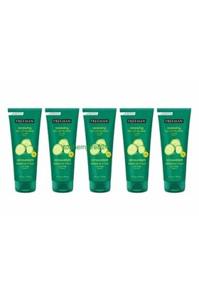 5x Freeman Renewing Cucumber Peel Off Gel Face Mask 175ml Refreshed Soft Smooth
