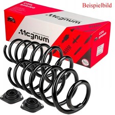 2x Magnum Fahrwerksfeder Feder +Domlager Hinten für Seat Altea XL 5P5 5P8