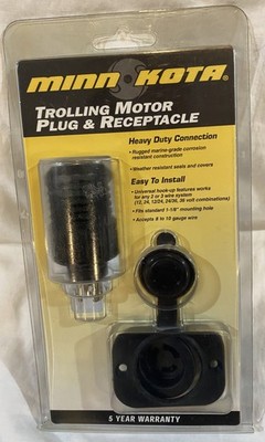 Minn Kota Trolling Motor Plug And Receptacle MKR-18. New