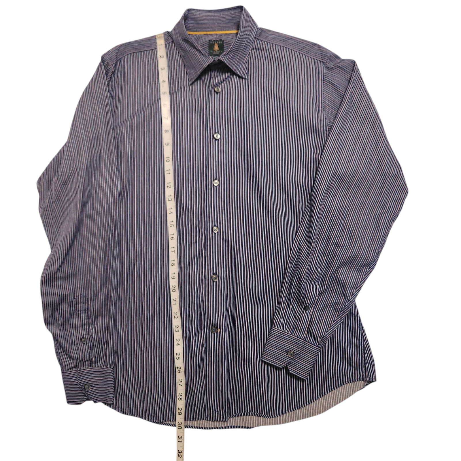 Robert Talbott Button-down Shirt Thin Stripes Hid… - image 11