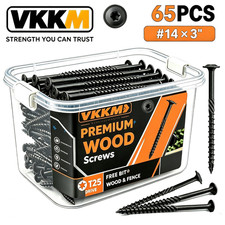 VKKM External Structural Wood Screws, Made Of Epoxy Anti Rust Carbon Steel