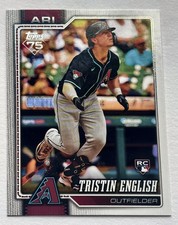 Tristin English Rookie Card Base Set #346 (RC) 2026 Topps Series 1 Diamondbacks. rookie card picture