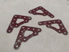 Vintage Meccano Erector Part 108 Red Painted Steel Architrave Lot of 4
