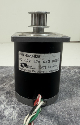 Applied Motion Products 4023-828 Hybrid Stepper Motor 200 S/R 1.7V 4.7A w/Pulley