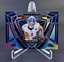 2024 Panini Obsidian Malik Nabers Vitreous Case Hit SSP RC New York Giants 