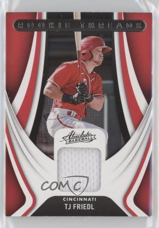 2022 Panini Absolute Retail Rookie Threads TJ Friedl #RT-TF RC 0a3