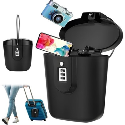 Sicherheits Tresor Box Anti-Diebstahl Schlosstasche Mobile Reisesafe Strandsafe