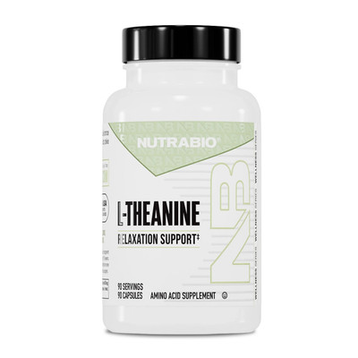 NutraBio - L-THEANINE - Promotes Relaxation & Amino Acid Supplement, 90 Capsules