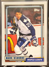 1992-93 Topps Mark Osborne #77Toronto Maple Leafs