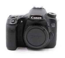 CANON EOS 70D 20.2 MP DIGITAL CAMERA BODY SHUTTER COUNT 14,750