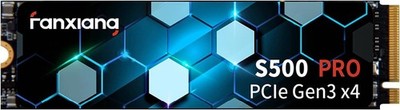 S500 Pro 512GB NVMe M.2 SSD - Blazing Fast 3200MB/s for Gaming & Multimedia