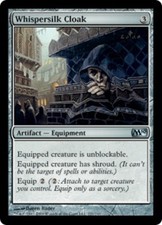 1 x Whispersilk Cloak - Magic 2010 - Light Play - MTG