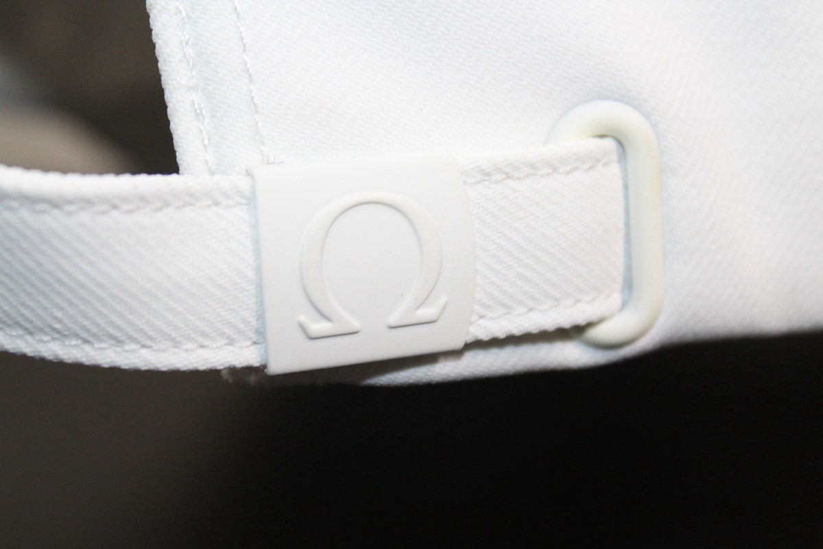 Omega Watch White Logo Hat Adjustable Cap Golf Sports Men's Casual